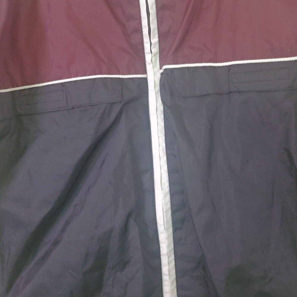 Vintage Cheetah Jacket Unisex M 80s 90s Colorblock Retro Windbreaker - Picture 7 of 11
